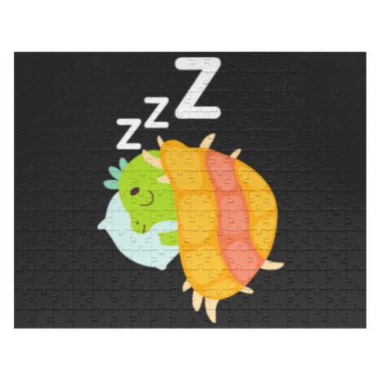 Discover Cute little dino sleeping Jigsaw Puzzles