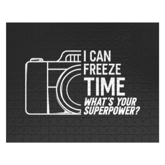 Discover I Can Freeze Time What's Your Superpower Jigsaw Puzzles