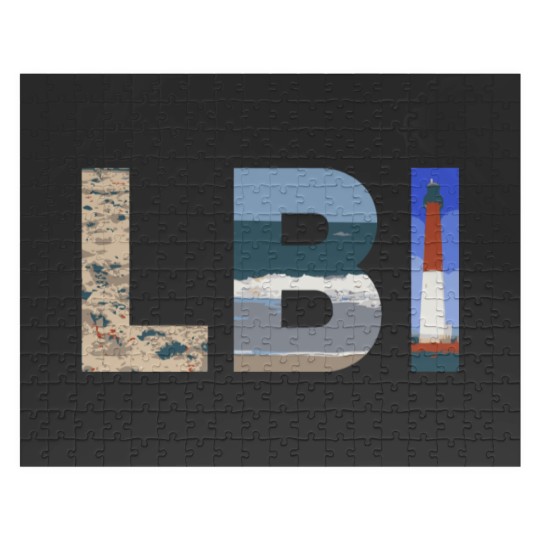 Discover Lbi Long Beach Island Nj Photo Beach Ocean Lightho Jigsaw Puzzles