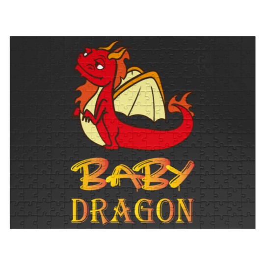Discover Baby Dragon Illustration Graphic Dragon And Funny Jigsaw Puzzles