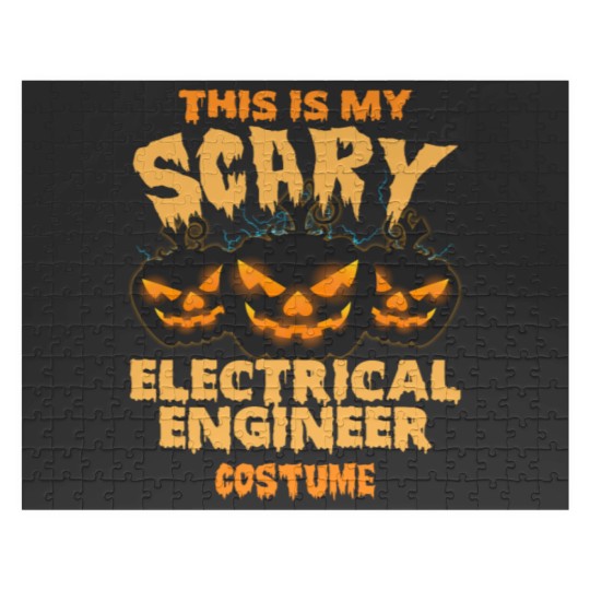 Discover Electrical engineer - My scary engineer costume Jigsaw Puzzles