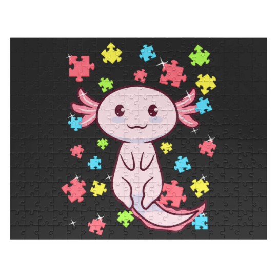 Discover Axolotl Autism Awareness Puzz;E Water Jigsaw Puzzles