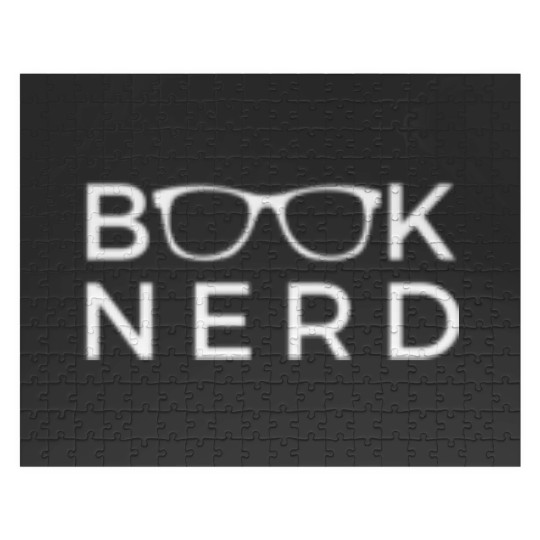 Discover Book Nerd Glasses Funny Jigsaw Puzzles