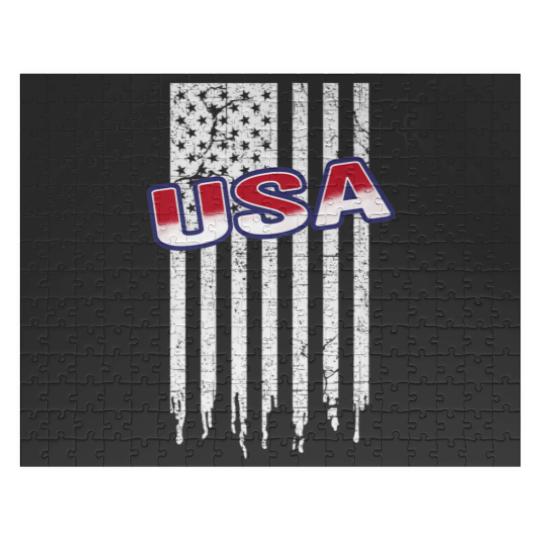 Discover USA Patriot Flag Celebrate 4Th Of July Proud Ameri Jigsaw Puzzles
