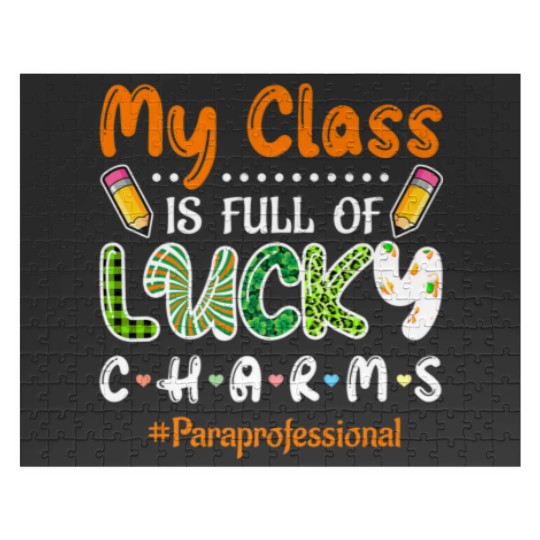 Discover Class Full Of Lucky Charms St Patricks Paraprofess Jigsaw Puzzles