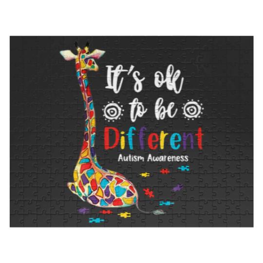 Discover April 2Nd It's Ok Tobe Different Autism Awareness Jigsaw Puzzles