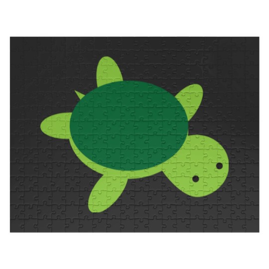Discover Cute Green Turtle Jigsaw Puzzles