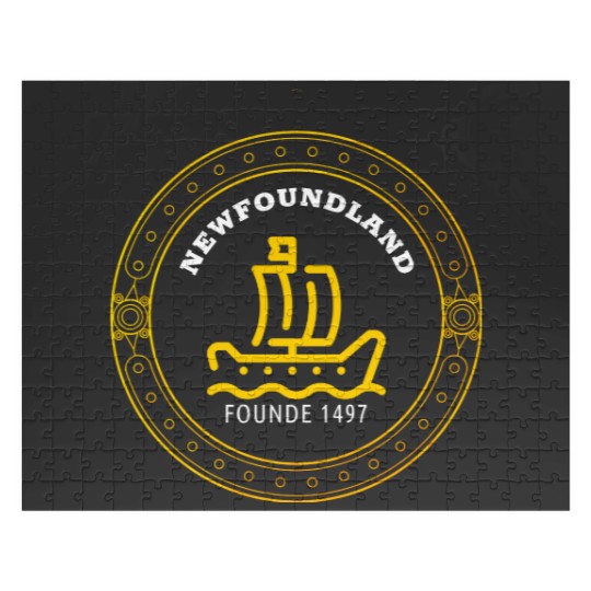 Discover Newfoundland founde 1497 Old Sailing Ship Discover Jigsaw Puzzles