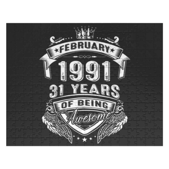 Discover February 1991 31 Years Of Being Awesome Limited Ed Jigsaw Puzzles