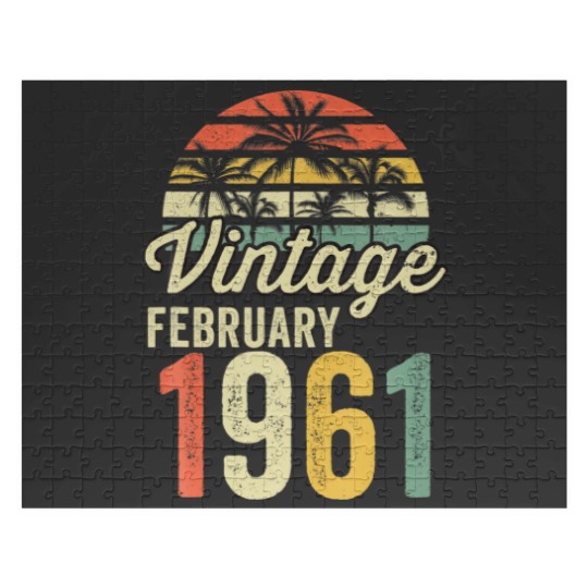 Discover 60Th Birthday 60Th Gift Idea February 1961 Vintage Jigsaw Puzzles