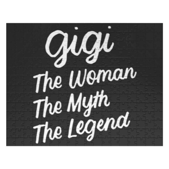 Discover Gigi The Woman The Myth The Legend Mother's Day Gr Jigsaw Puzzles