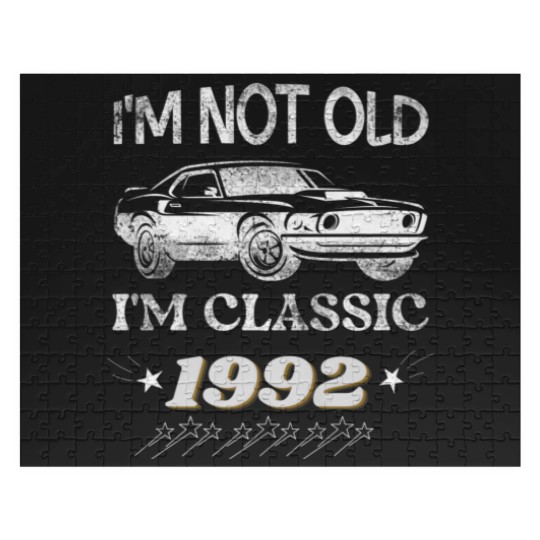 Discover Mens 30Th Birthday I'm Not Old I'm Classic, Funny Jigsaw Puzzles
