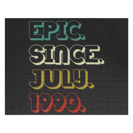 Discover 32 Years Old Epic Since July 1990 32Nd Birthday Gi Jigsaw Puzzles