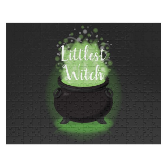 Discover Baby is Brewing Witch Shower Halloween Cauldron Jigsaw Puzzles