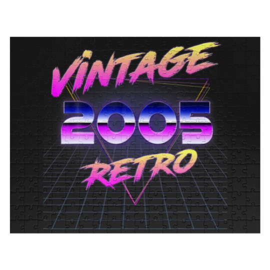 Discover Retro Vintage 80S 17Th Gift Birthday Men Women Vin Jigsaw Puzzles