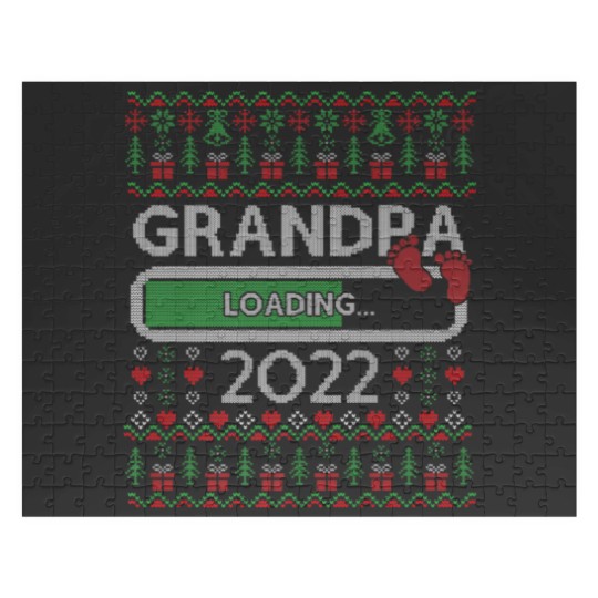 Discover Christmas Promoted To Grandpa Loading 2022 Baby An Jigsaw Puzzles