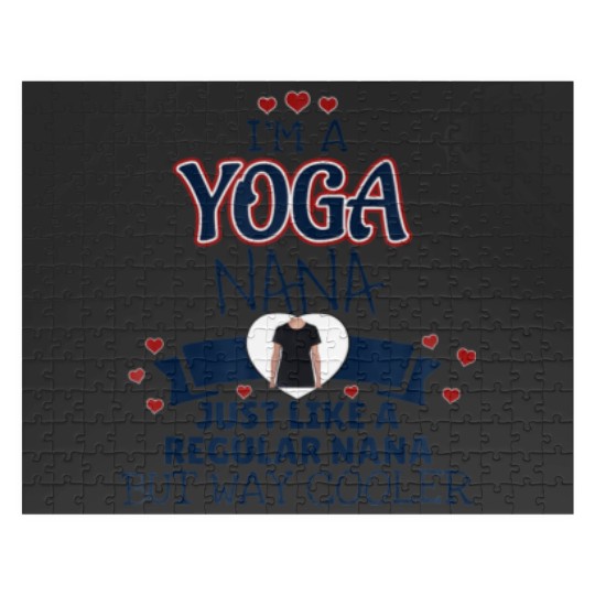 Discover Funny Yoga Nana Way Cooler Jigsaw Puzzles