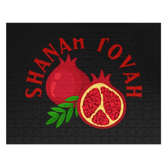 Discover Rosh Hashanah Shanah Tovah Pomegranates Jigsaw Puzzles