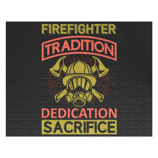 Discover Firefighter Fireman Tradition Dedication Sacrifice Jigsaw Puzzles