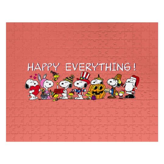 Discover Happy Everything Snoopy Halloween 2023 Jigsaw Puzzles, Cute Cartoon Halloween Jigsaw Puzzles