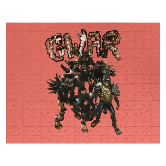 Discover Vintage 1999 Gwar Rendezvous with Ragnarok White Short Sleeve Jigsaw Puzzles