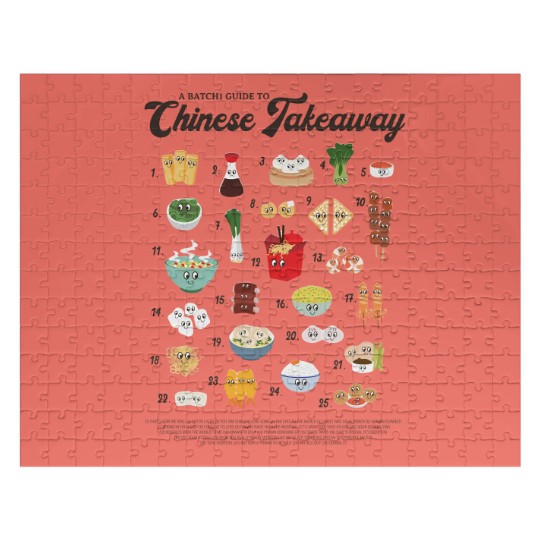 Discover Chinese Takeaway Guide Graphic Jigsaw Puzzles