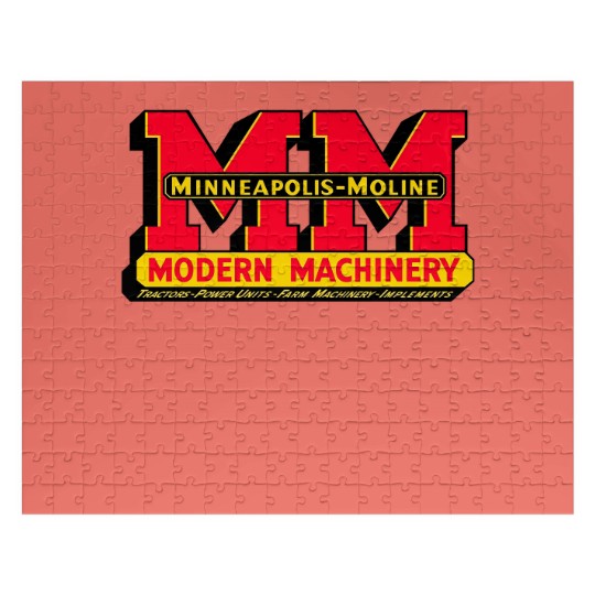 Discover Minneapolis Moline Farm Engine birthday christmas Jigsaw Puzzles