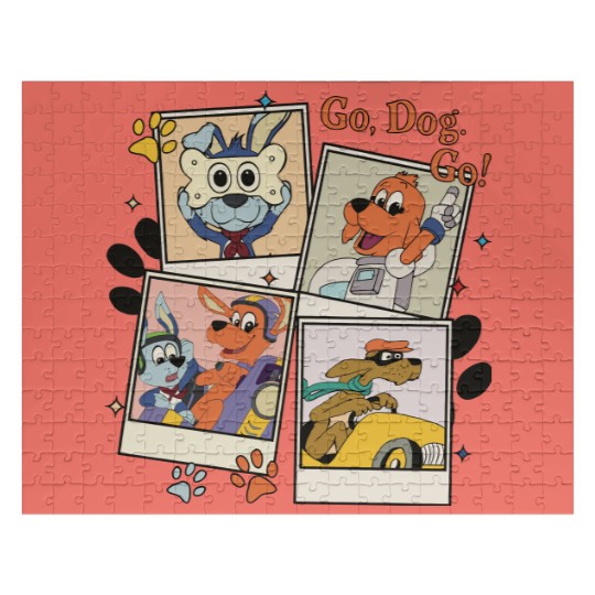Discover Vintage Go Dog Go Jigsaw Puzzle | Family Birthday & Dog Birthday Party Puzzle