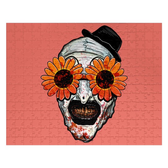 Discover Art The Clown Terrifier 2 Sunflower Sunglasses Classic Jigsaw Puzzles