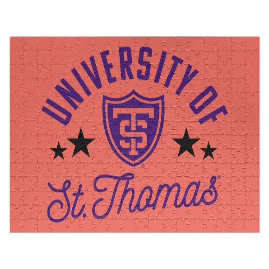 Discover University of St Thomas Tommies Logo Raglan Base Jigsaw Puzzles