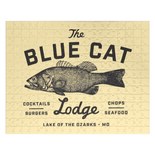 Discover Ozark Blue Cat Lodge Jigsaw Puzzles Classic Unisex Missouri Jigsaw Puzzles