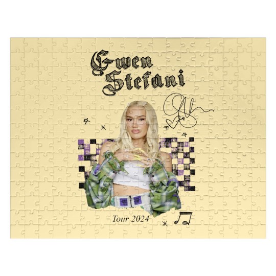 Discover Gwen Stefani Tour 2024 Gift For Fan Jigsaw Puzzles