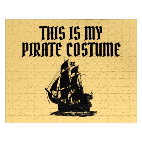 Discover This Is My Pirate Costume Pirate Halloween Pirate Jigsaw Puzzles