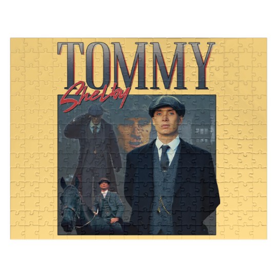 Discover Tommy Shelby Homage Jigsaw Puzzles Jigsaw Puzzles Top Peaky TV Show Gift Tom Thomas By Order Cillian Murphy