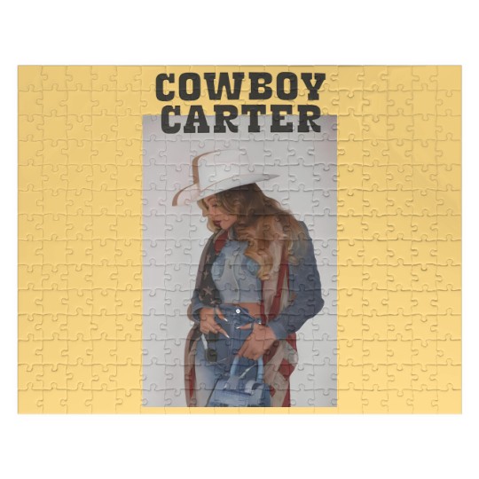 Discover Beyonce Cowboy Carter Act ii Beyince Jigsaw Puzzles Unisex Cotton Ringer Jigsaw Puzzles