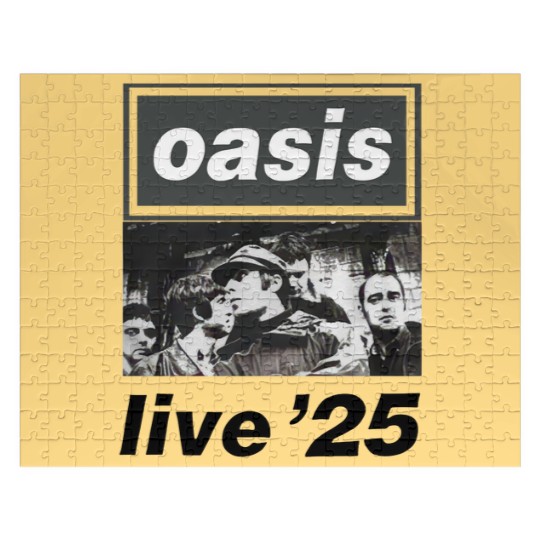Discover Oasis Live 2025 World Tour  Unisex Jigsaw Puzzles Oasis Band Jigsaw Puzzles