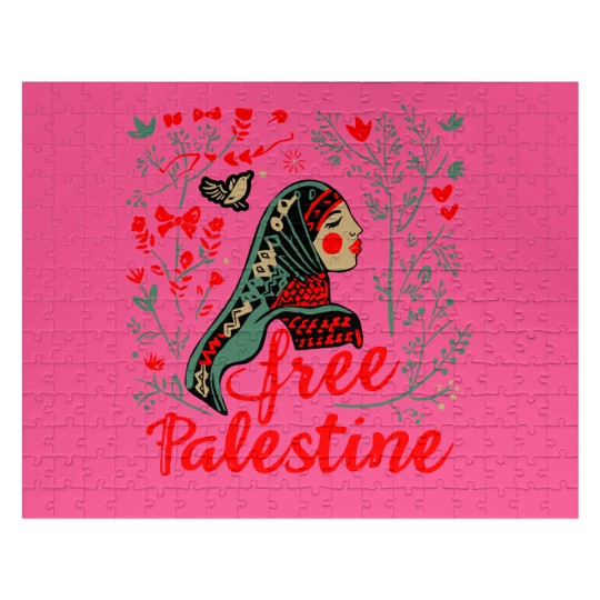 Discover Free Palestine Unisex Jigsaw Puzzles