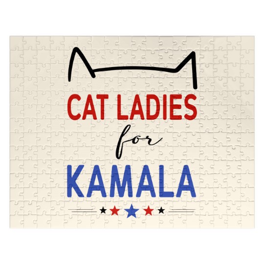 Discover Kamala Cat Lady Jigsaw Puzzle