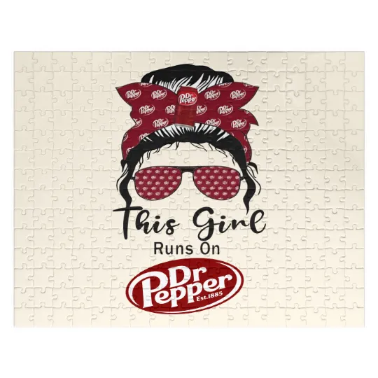 Discover This girl runs on Dr. Pepper Jigsaw Puzzles