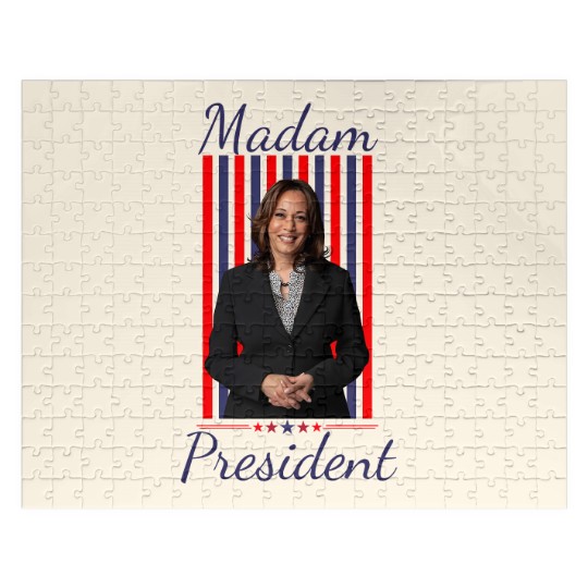 Discover Madam President Jigsaw Puzzles Featuring Kamala Harris