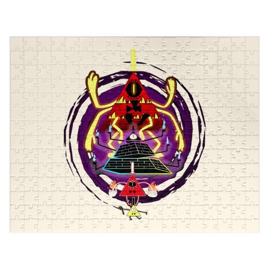 Discover Bill Cipher Gravity Falls Jigsaw Puzzles