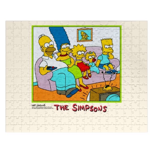 Discover The Simpsons Vintage Jigsaw Puzzles