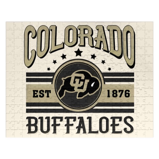 Discover Colorado Buffaloes Football Est 1876 Jigsaw Puzzles, University of Colorado Jigsaw Puzzles