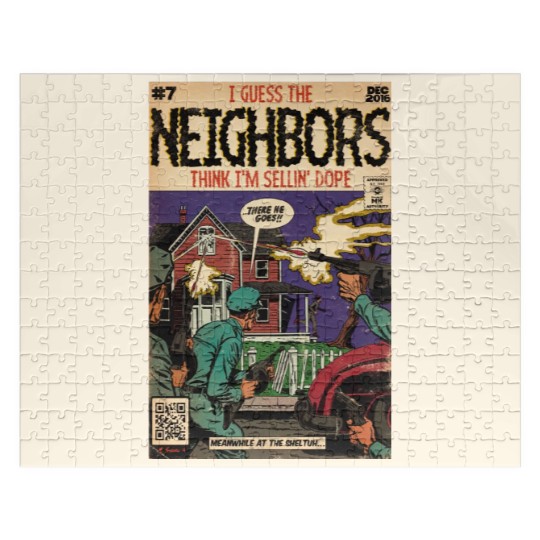 Discover 4 Your Eyez Only Album Neighbors Lyrics - I Guess The Neighbors Think I'm Sellin' Dope T-Shi Jigsaw Puzzles