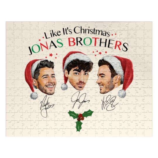 Discover Like It's Christmas Jonas Brothers Jigsaw Puzzles Unisex Jigsaw Puzzles For Men Women S-5XL