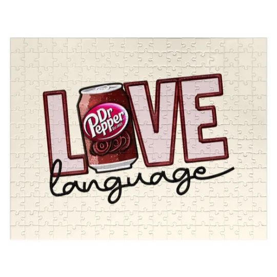 Discover Dr. Pepper Jigsaw Puzzles, Love Language Dr Pepper, Beverage Jigsaw Puzzles