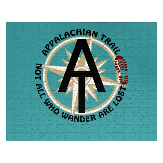 Discover at appalachian trail logo t Jigsaw Puzzles
