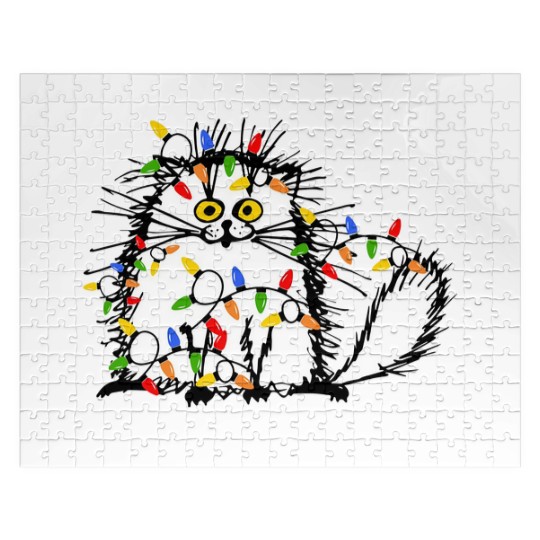 Discover Christmas Funny Cat Jigsaw Puzzles, Funny Cat Jigsaw Puzzles