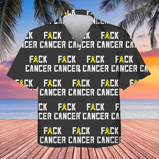 Discover Fck Cancer Funny Chemo Chemotherapy Battle Cancer Kids Hawaiians