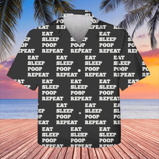 Discover Eat Sleep Poop Repeat Kids Hawaiians
